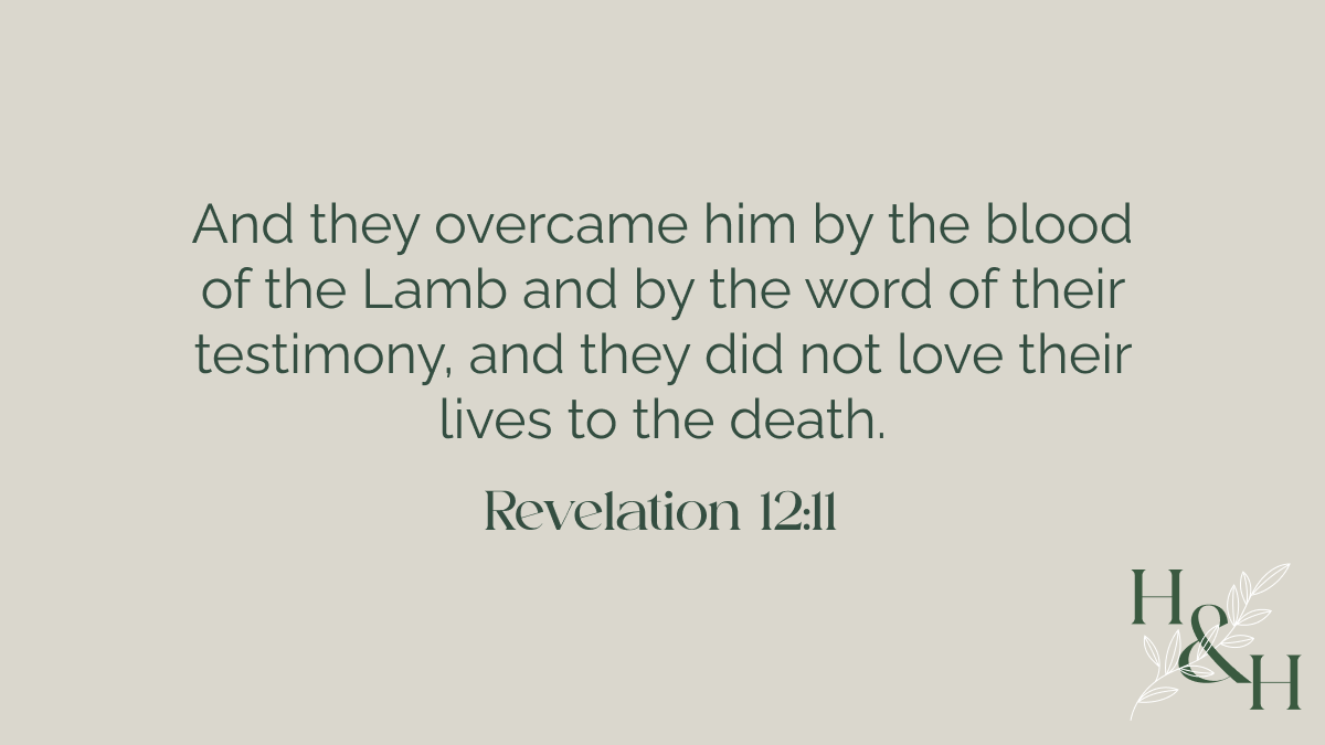 Discovering My Testimony Seeing God's Hand in My Life: Revelation 12:11, And they overcame him by the blood of the Lamb and by the word of their testimony, and they did not love their lives to the death.