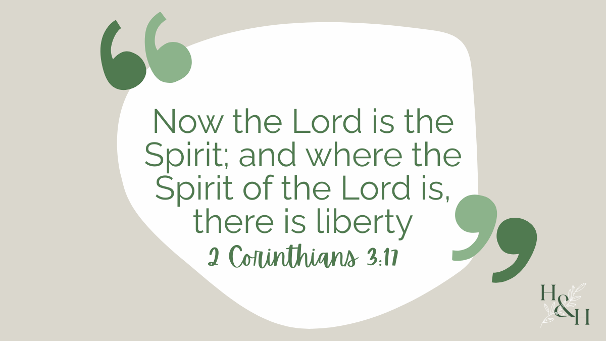 Now the Lord is the Spirit; and where the Spirit of the Lord is, there is liberty - 2 Corinthians 3:17. God’s Boldness in the Midst of Life’s Chaos