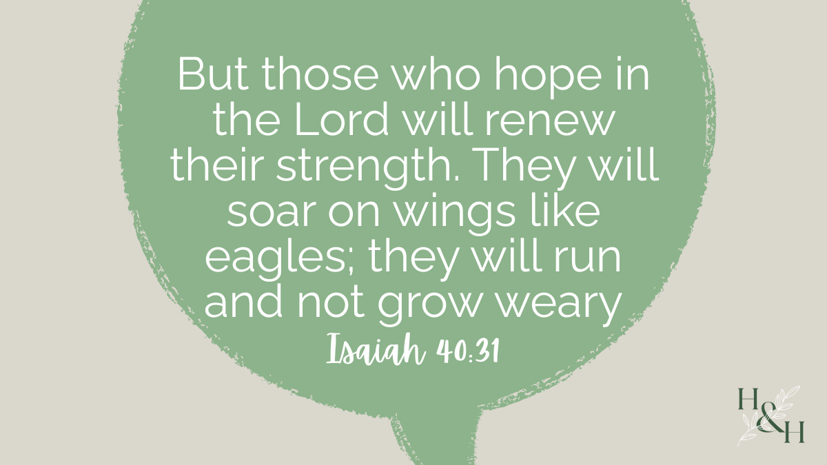 When Healing Takes Time: Holding on to Hope While Trusting God’s Process:: "But those who hope in the Lord will renew their strength. They will soar on wings like eagles; they will run and not grow weary" Isaiah 40:31
