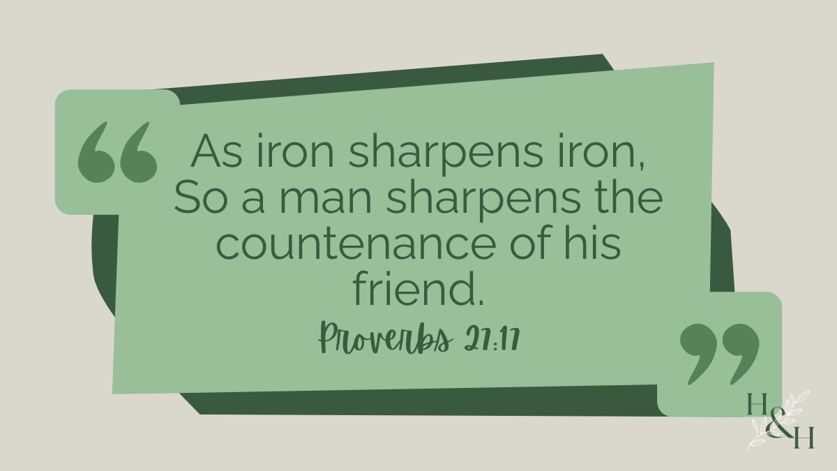 Prayer Request: A child to choose Godly friendships - As iron sharpens iron, So a man sharpens the countenance of his friend - Proverbs 27:17